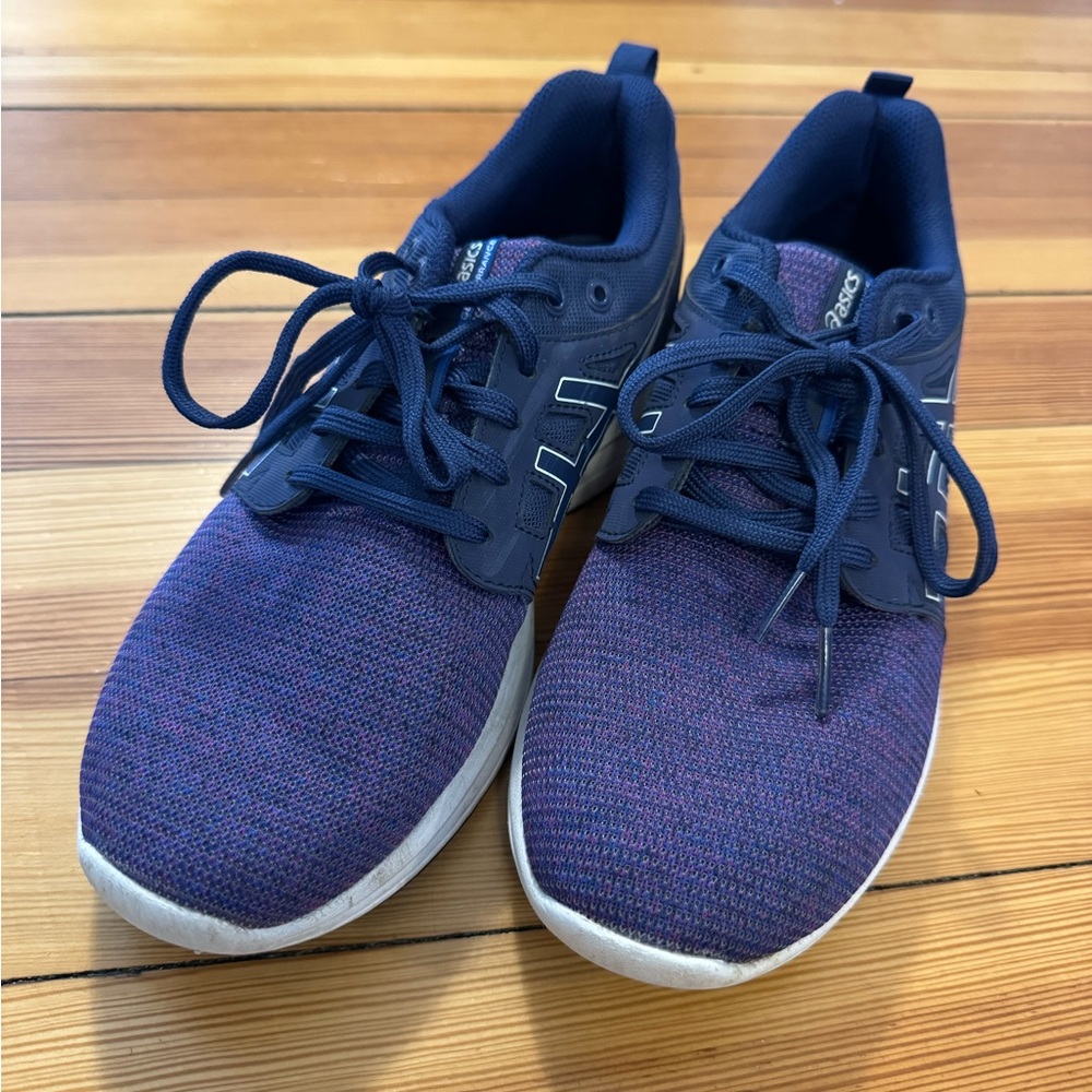 Asics Purple and Blue Athletic Shoes